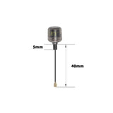 FlyFishRC Osprey 40mm IPEX UFL RHCP Stubby Antenna 5.8Ghz