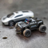 Turbo Racing C82 Mini 1/76 Scale Police Off-Road Truck RC Car RTR