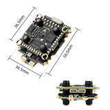 Sequre H743 V2 Mini FC Stack E70 G1 70A 4-8S ESC 20x20mm