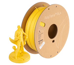 POLYMAKER PolyTerra PLA Matte 3D Printer Filament 1.75mm 1KG (Savannah Yellow)