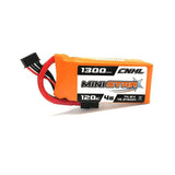 China Hobby Line MiniStar 1300mAh 4S 120C 14.8V CNHL LiPo Battery XT60 [DG]-FpvFaster