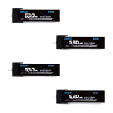 GEPRC 530mAh 1S 3.8V LiHV Battery PH2.0 TinyGO 4PCS [DG]-FpvFaster