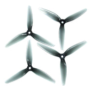 HQ Prop Ethix S5 Light Grey 5x4x3 5 Inch 3 Blade Propeller (Set Of 4)